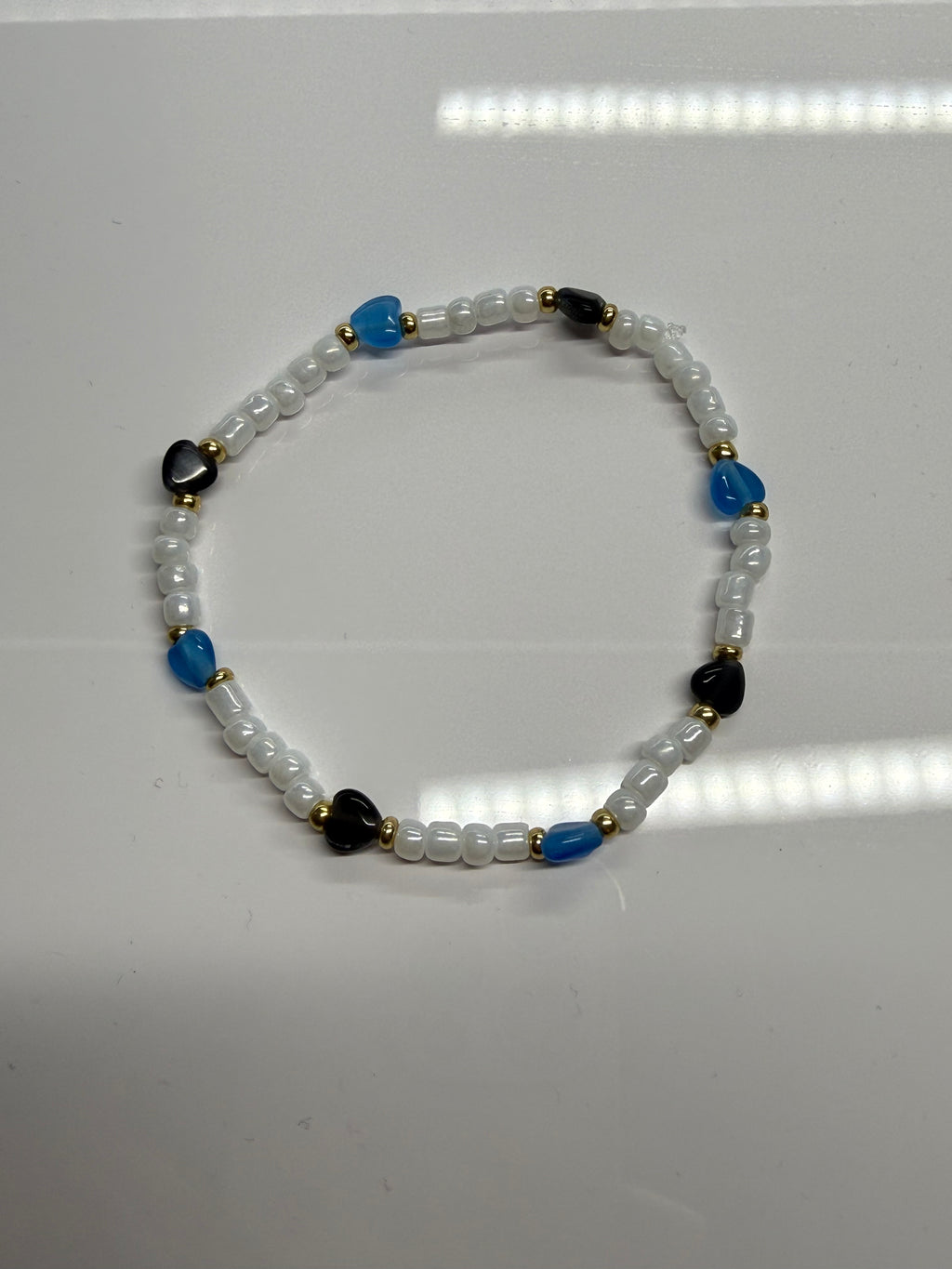 Perlenarmband Herz