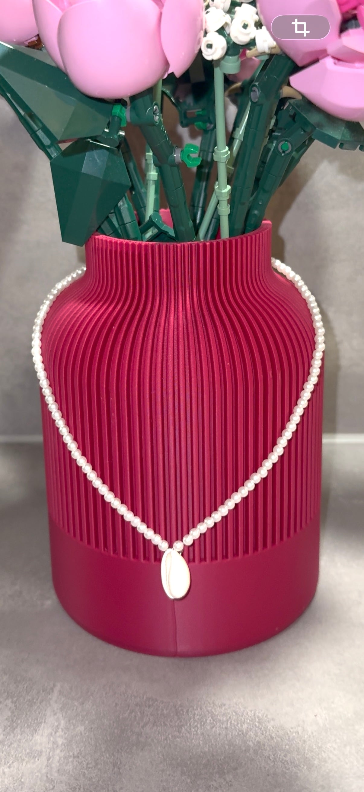 Perlenkette mit Muschel