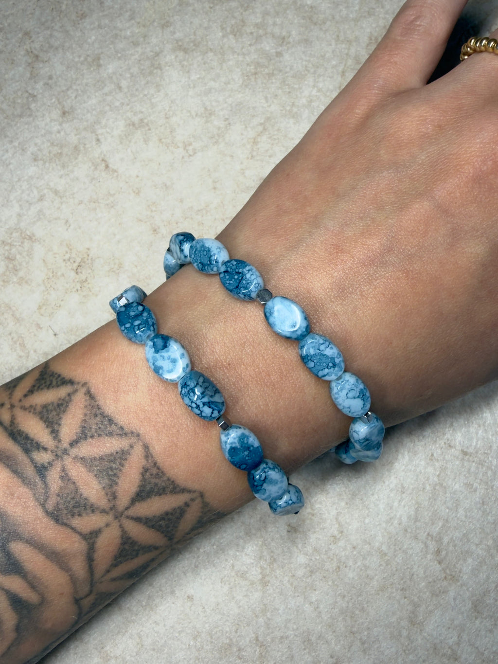 2 in 1 Perlenkette/Armband
