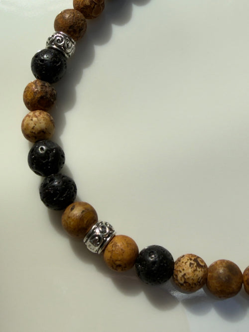 Herrenarmband Edelsteine
