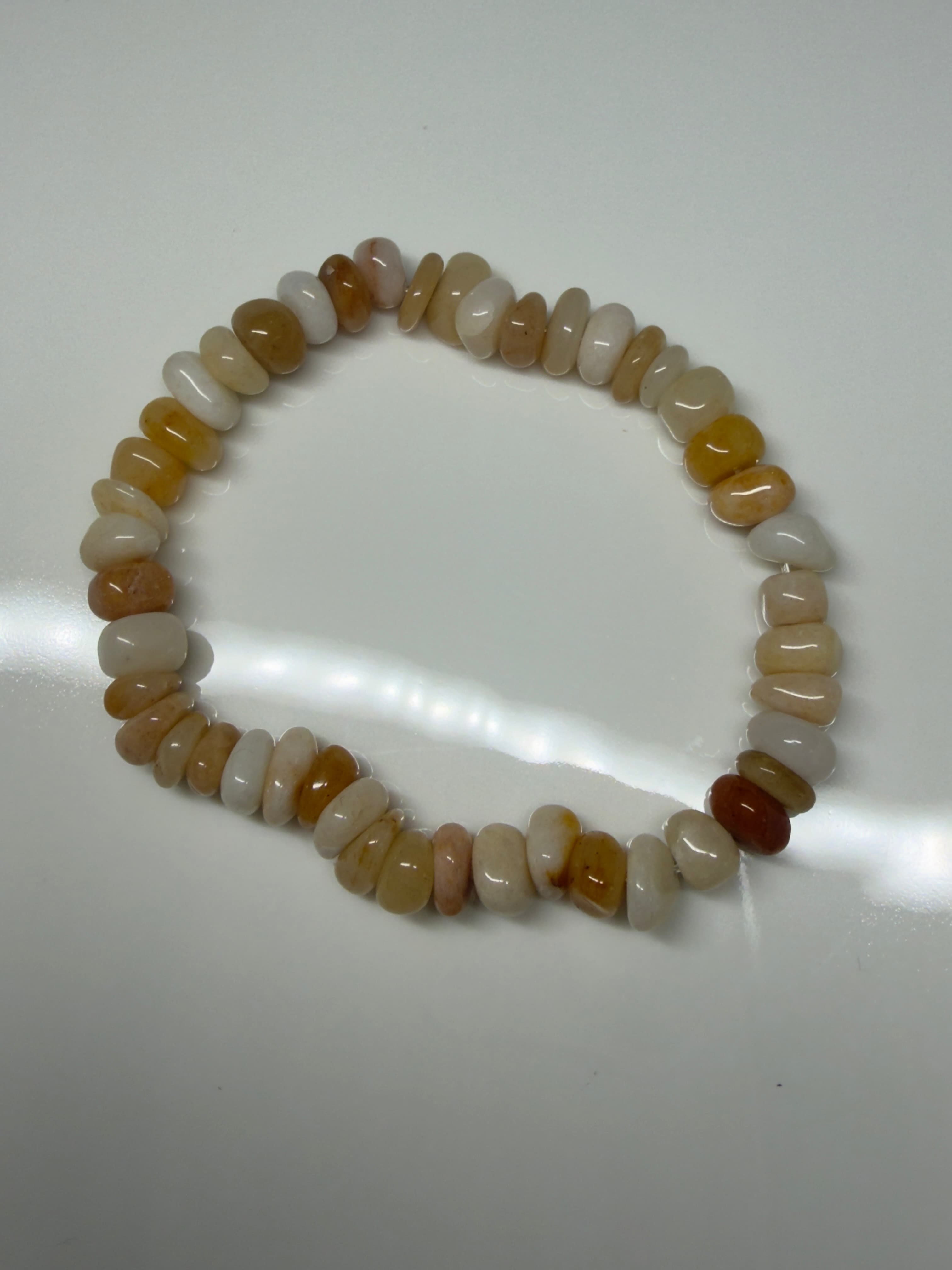 Perlenarmband Edelstein