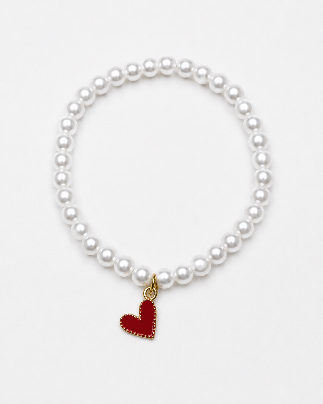 Perlenarmband Herzi