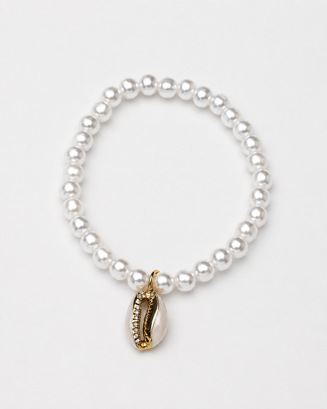 Perlenarmband Muschel